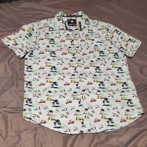 Short Sleeve Slim Fit Button Up